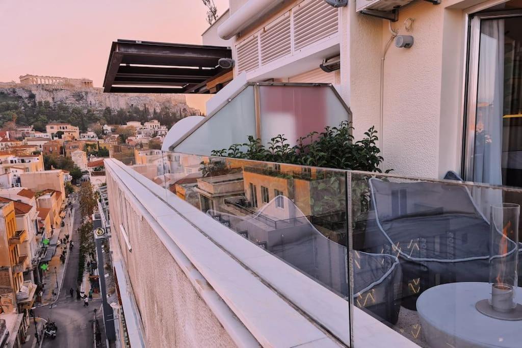 Apartamento Heated Plunge Pool & Firepit Acropolis Penthouse Atenas Exterior foto